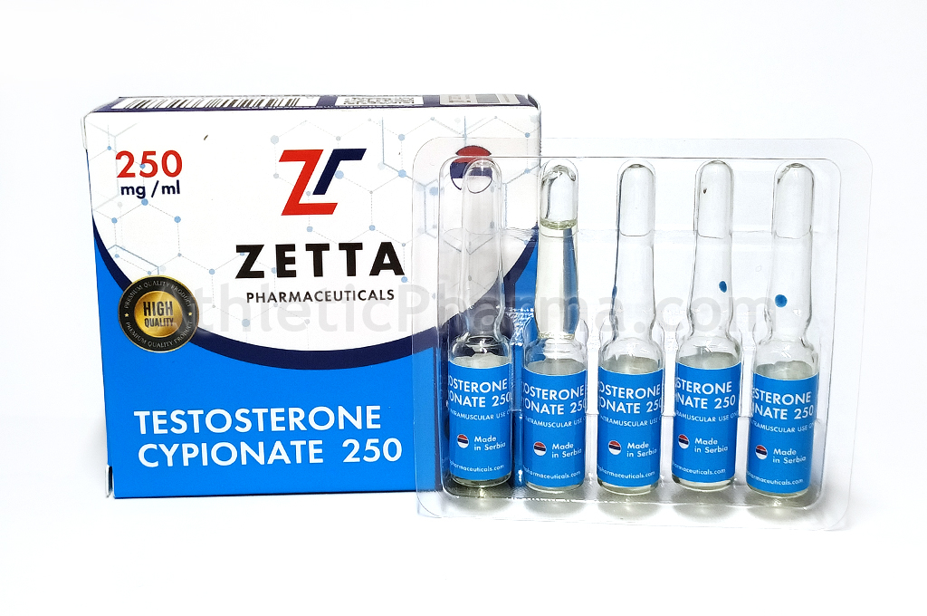 Testosterone Cypionate 250 (ZETTA) 1ml